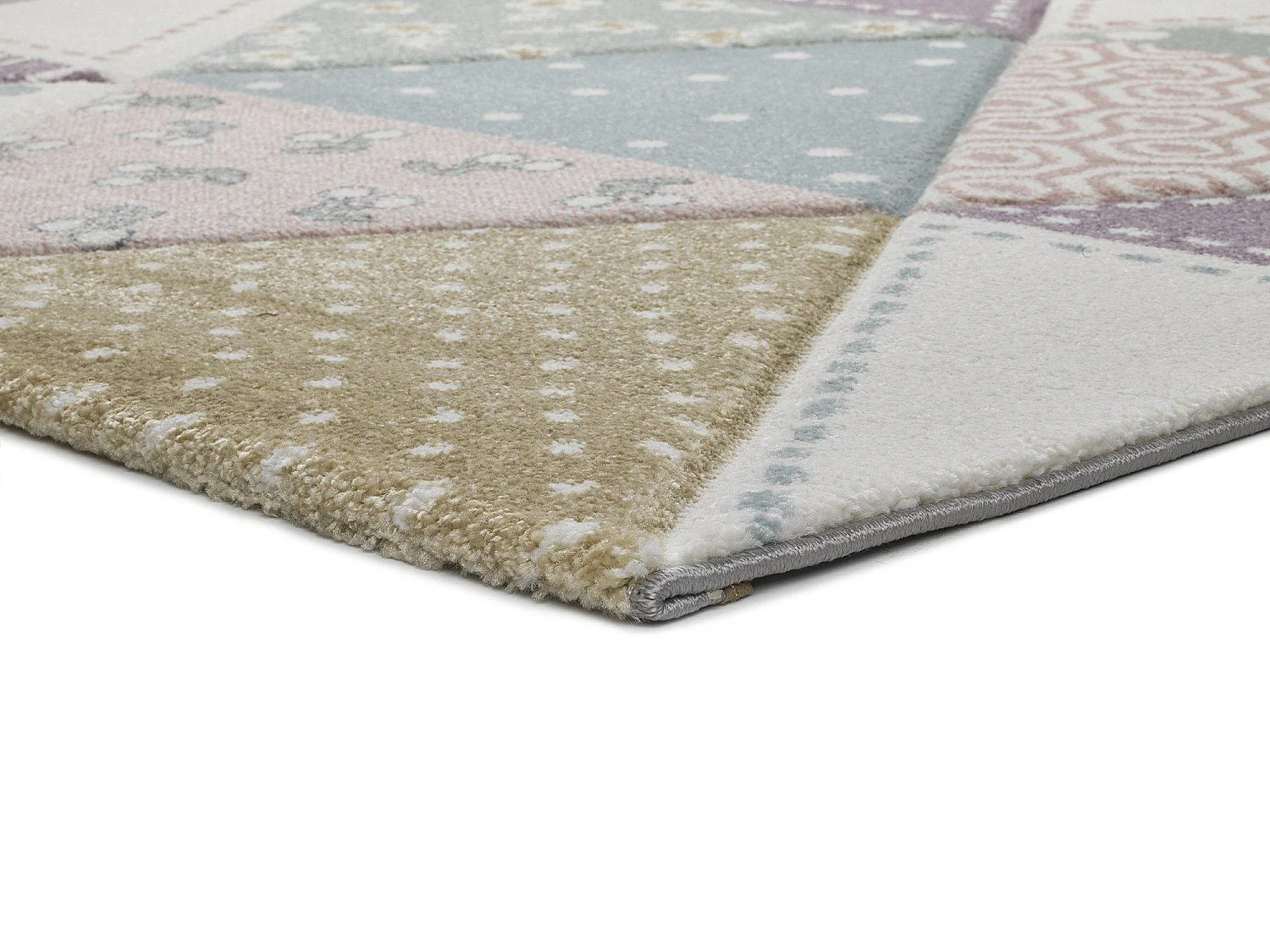 Alfombra interior  - infantil - multicolor - 120 x 170 cm - KINDER