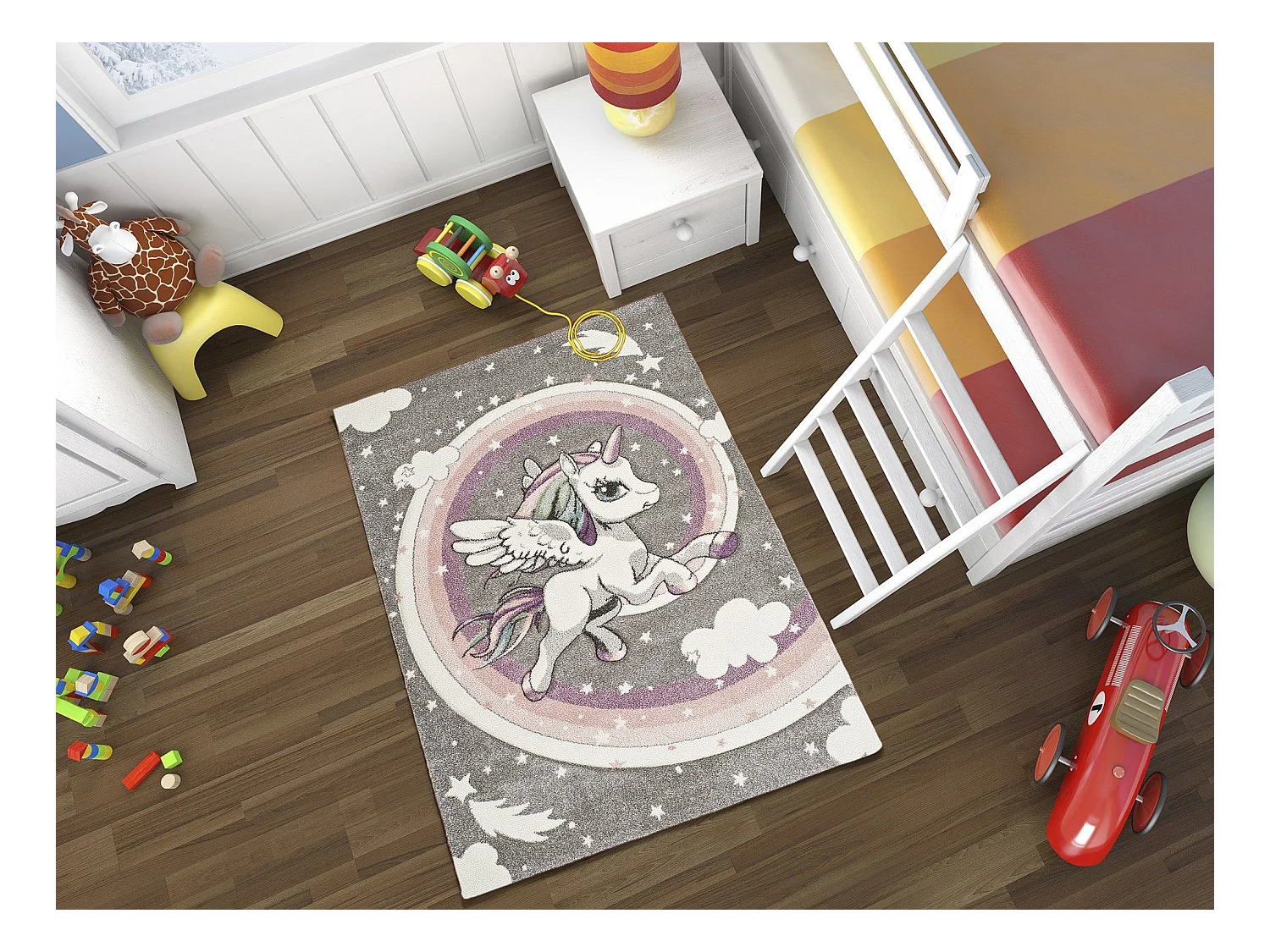 Kindertapijt - kinderen - veelkleurig - 120x170 cm - KINDER
