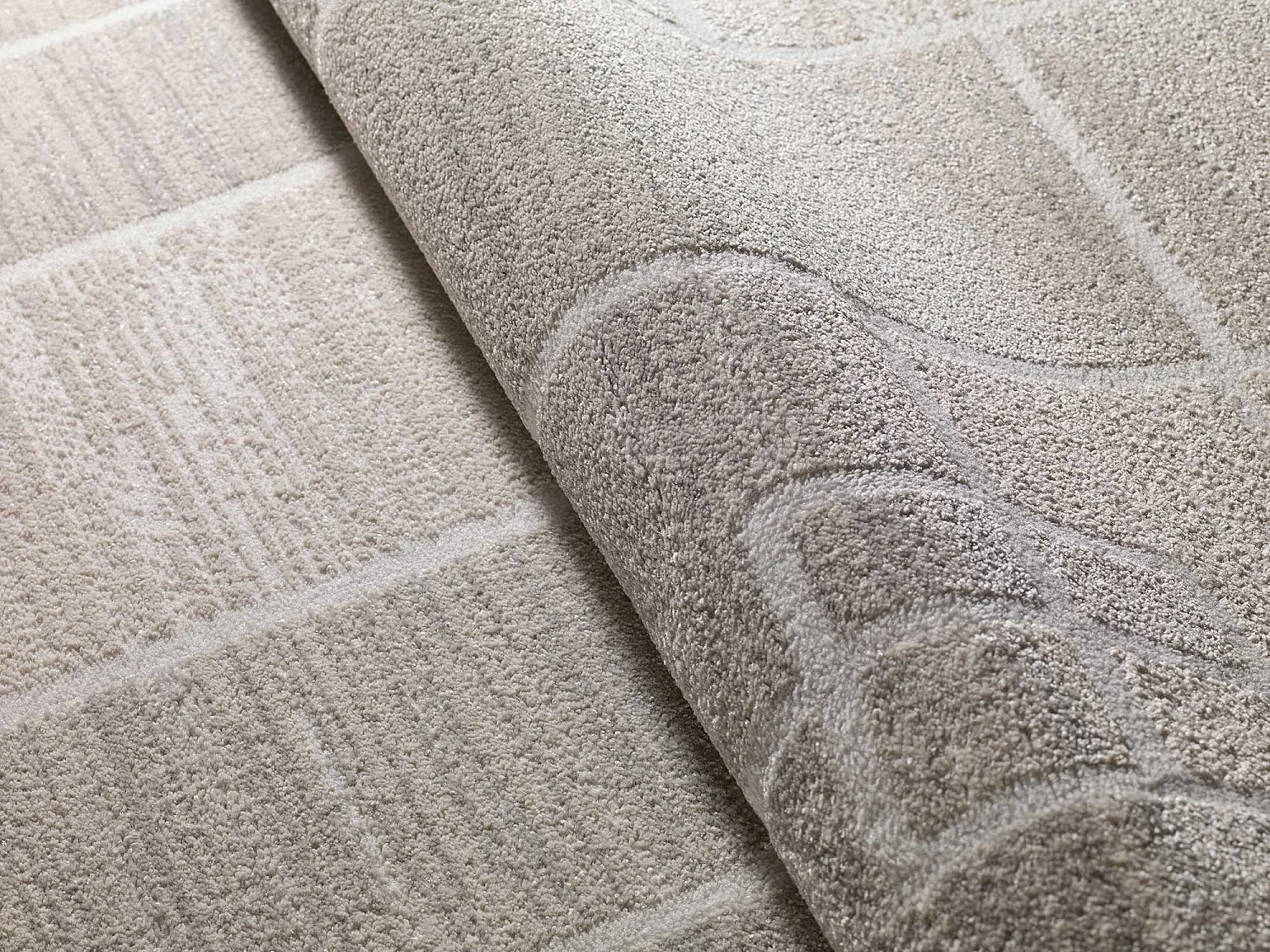 Alfombra interior  - abstracto - crema - 80 x 150 cm - HL-ORIGIN