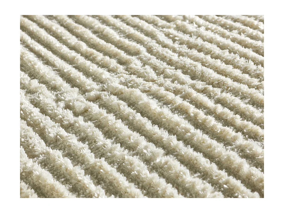 Tapis intérieur - scandinave - crème - 140 x 200 cm - LIMA