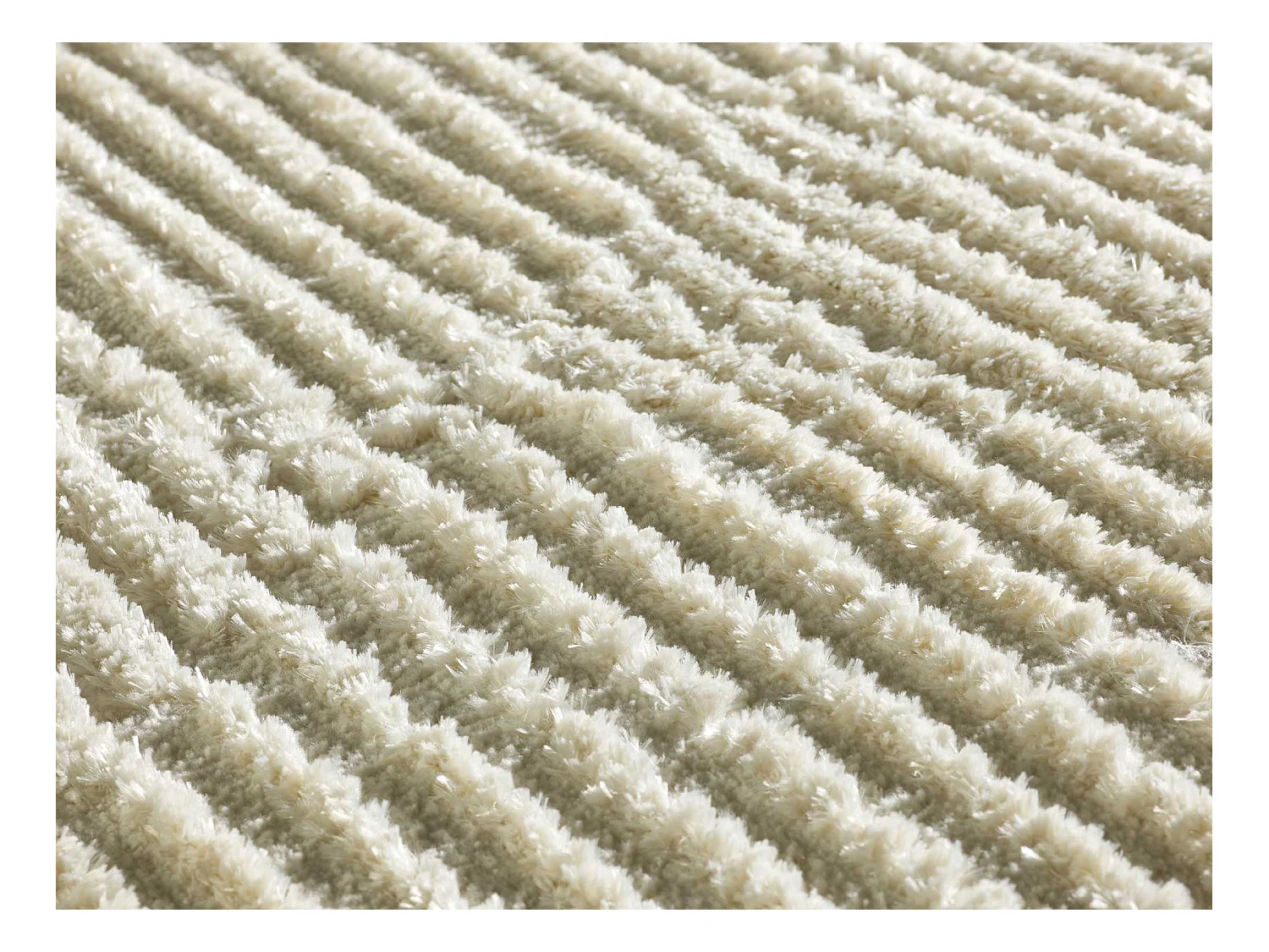 Tapis intérieur - scandinave - crème - 140 x 200 cm - LIMA