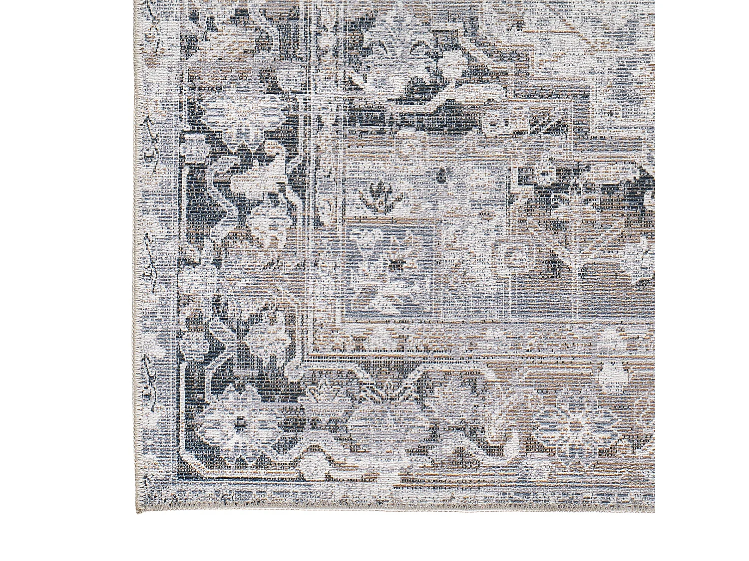 Alfombra interior  - vintage - gris - 140 x 200 cm - NEILA