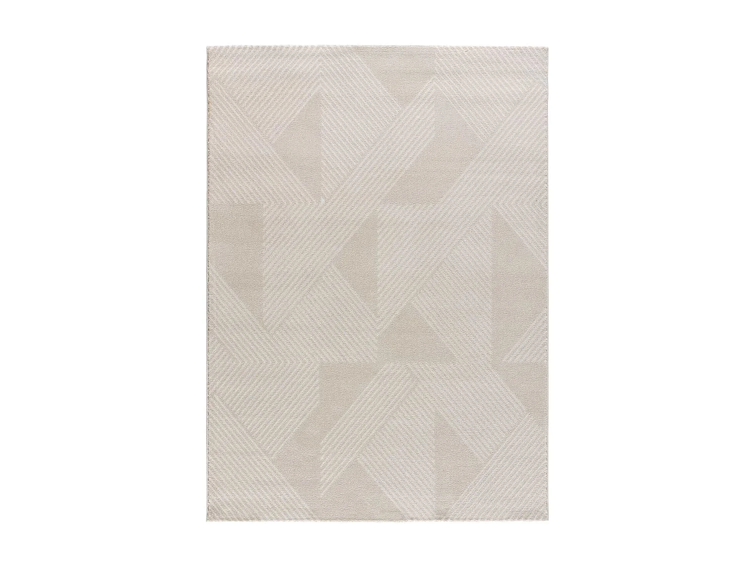 Laagpolig tapijt - abstract - crème - 160x230 cm - HL-GEOMETRIC