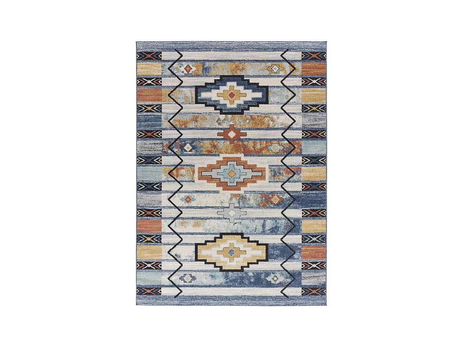 Tappeto interno - etnico - multicolore - 120 x 170 cm - MABEL