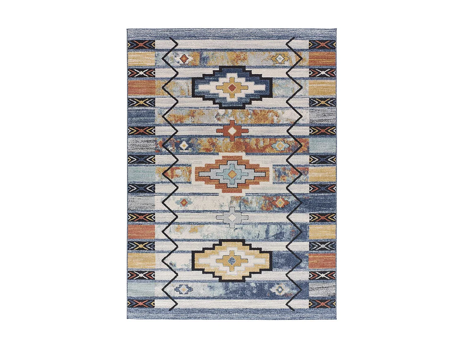 Tappeto interno - etnico - multicolore - 120 x 170 cm - MABEL