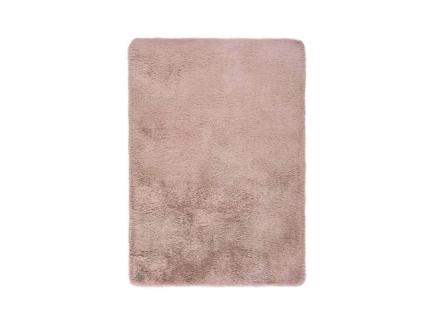 Hochflorteppich - einfarbig shaggy - schminken - 60x100 cm - ALPACA