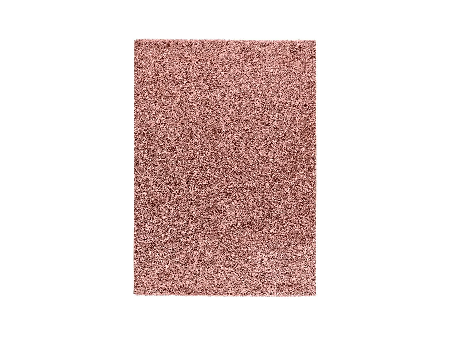 Tapis intérieur - shaggy uni - rose - 160 x 230 cm - ATLAS