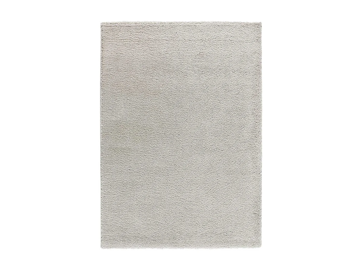 Alfombra interior  - shaggy liso - plata - 60 x 120 cm - ATLAS