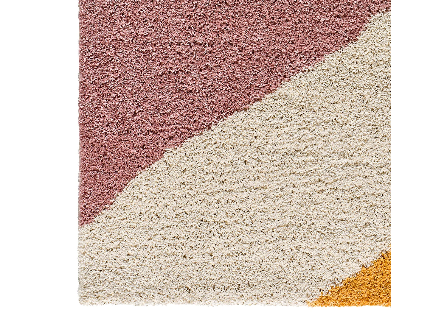 Hochflorteppich - geometrisch shaggy - mehrfarbig - 160x230 cm - ULAI