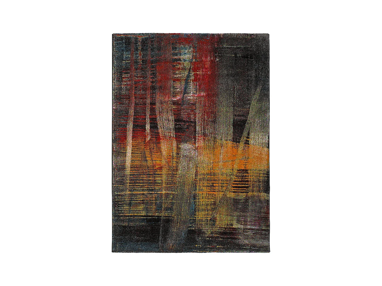 Alfombra interior  - abstracto - multicolor - 60 x 120 cm - BIANCA