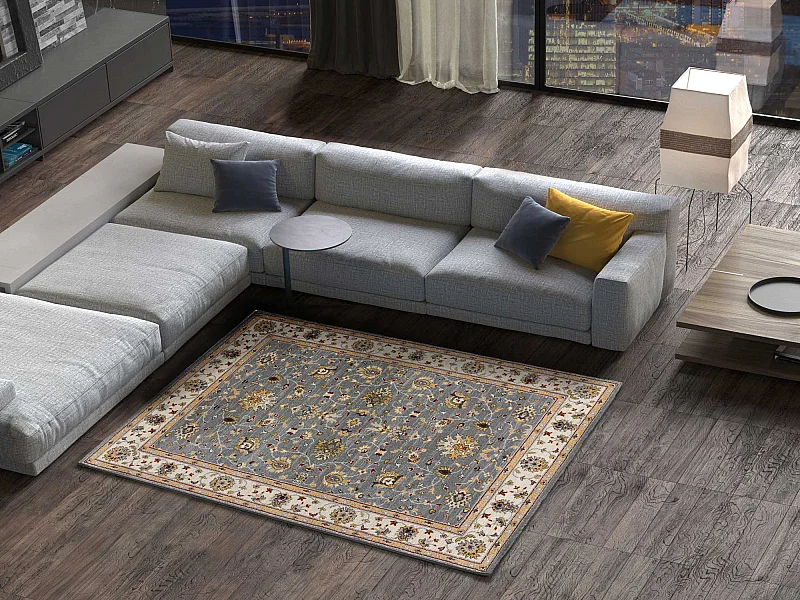 Kurzflorteppiche - klassisch - silber - 160x230 cm - CLASSIC