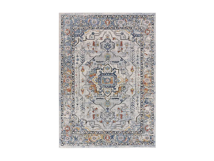 Alfombra interior  - vintage - gris - 120 x 170 cm - MABEL
