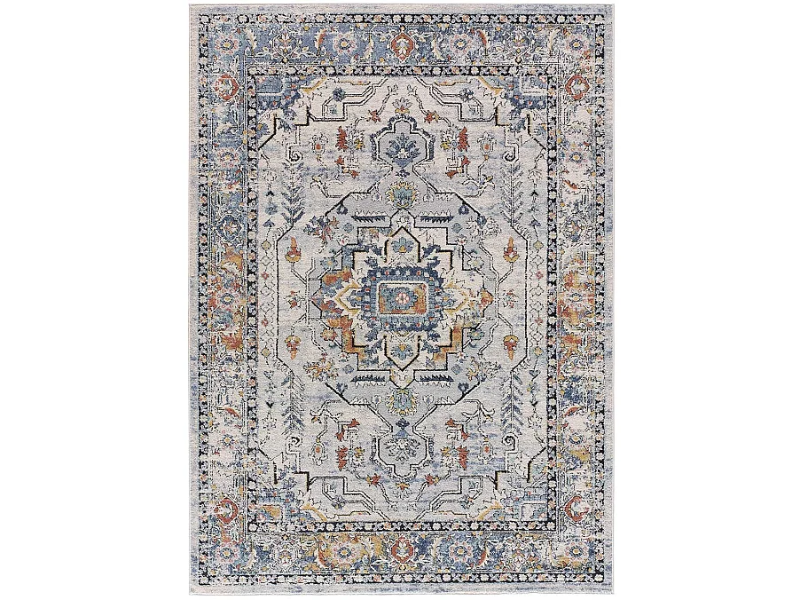 Alfombra interior  - vintage - gris - 120 x 170 cm - MABEL