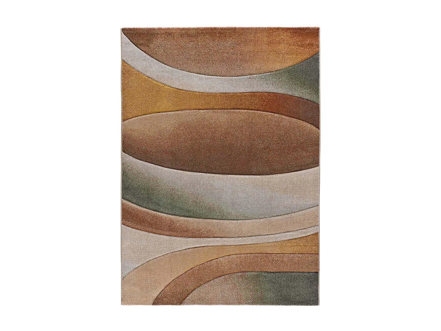 Kurzflorteppiche - abstrakt - mehrfarbig - 80x150 cm - SORA