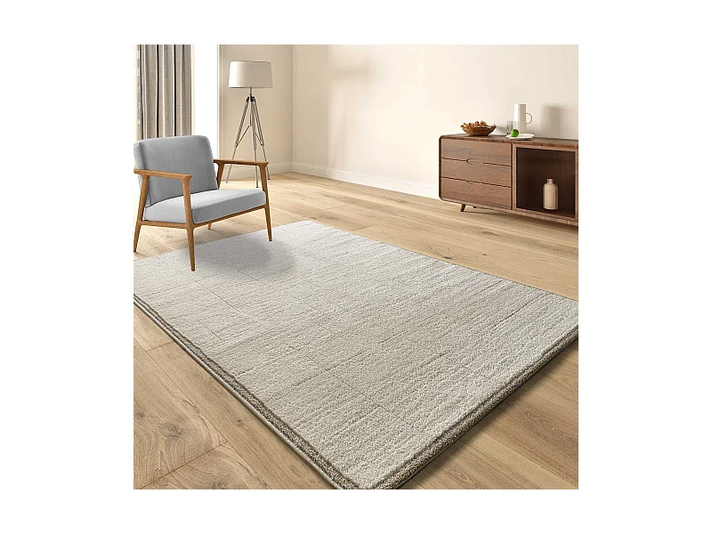 Kurzflorteppiche - skandinavisch - creme - 200x290 cm - CANDELA