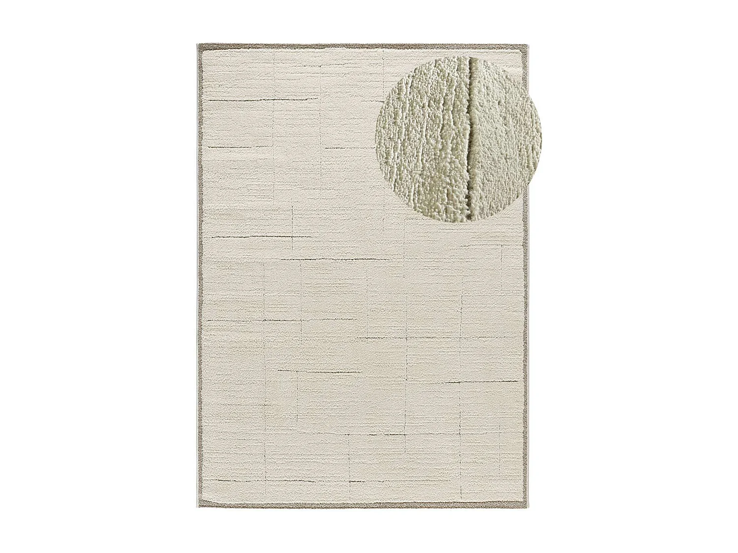 Tappeto interno - scandinavo - crema - 200 x 290 cm - CANDELA