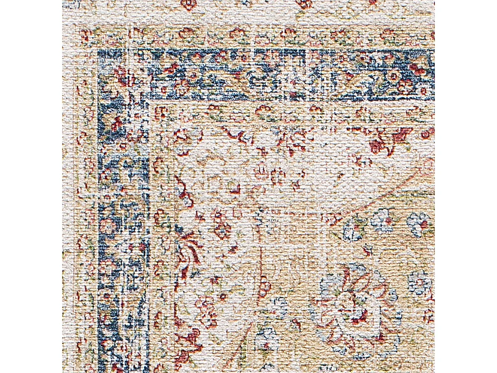 Tapis intérieur - vintage - rouge - 140 x 200 cm - NEILA