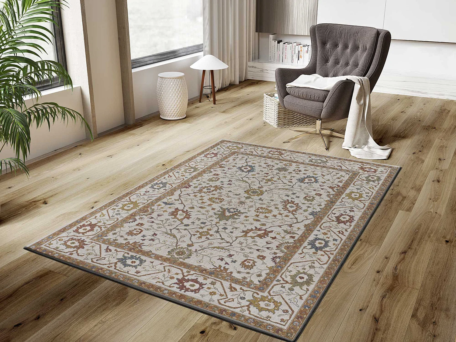 Tapis intérieur - vintage - multicolore - 200 x 290 cm - ANTHEA