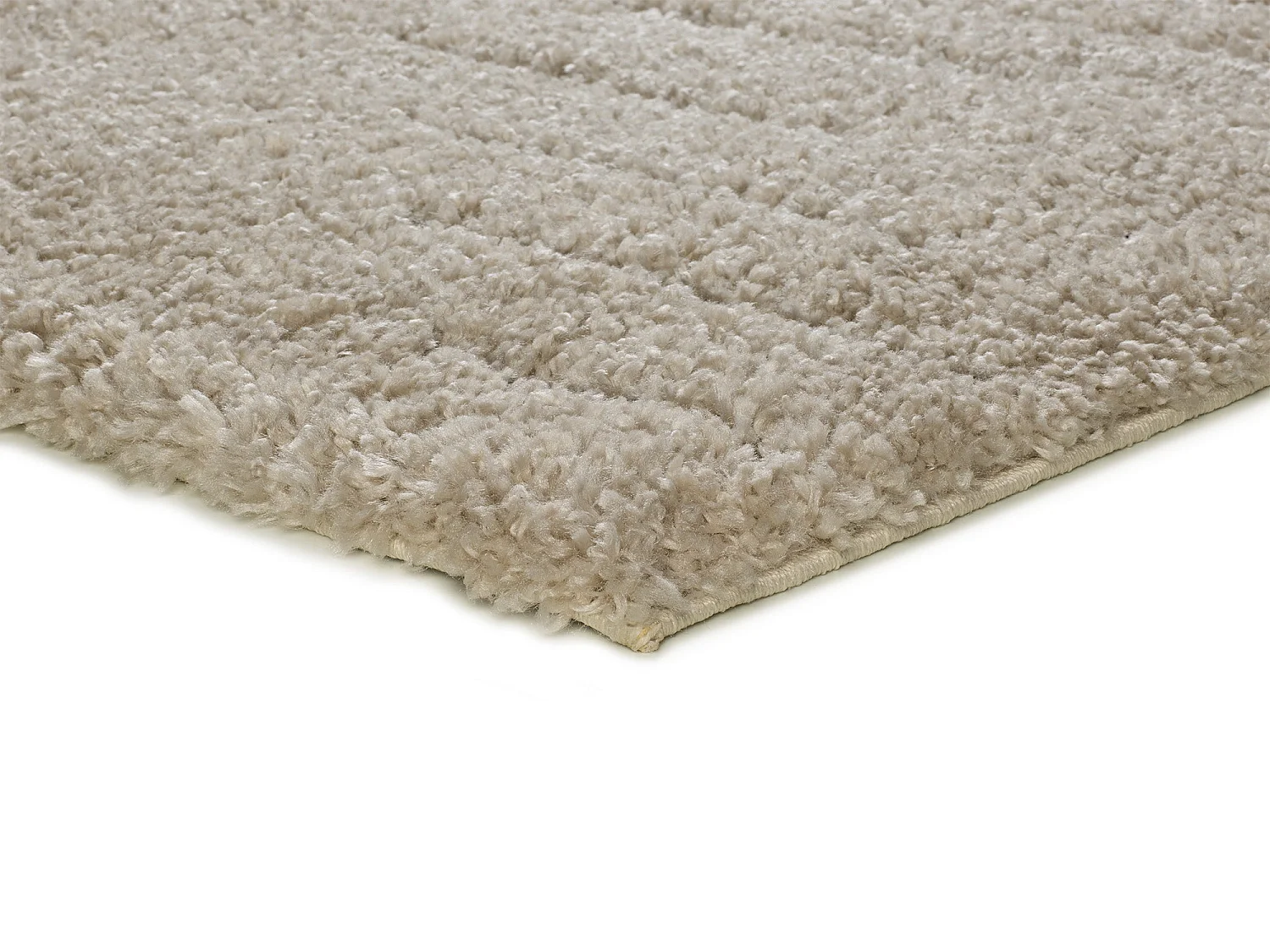Hochflorteppich - shaggy - creme - 160x230 cm - ATESA