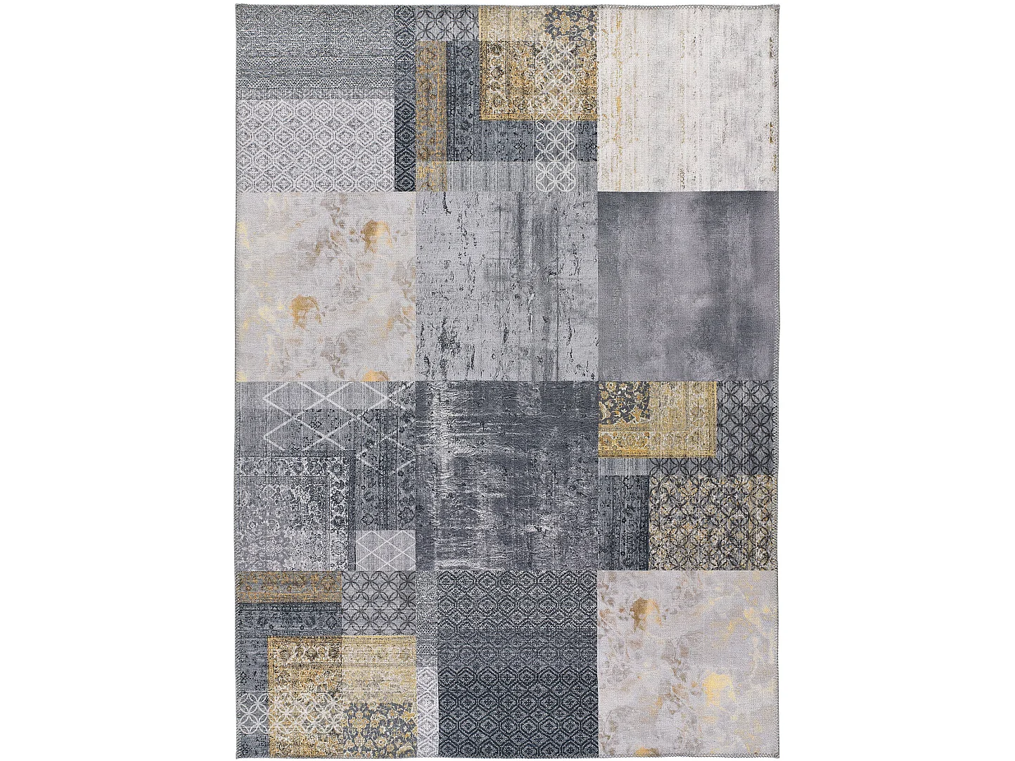 Alfombra interior  - abstracto - gris - 160 x 230 cm - NEILA
