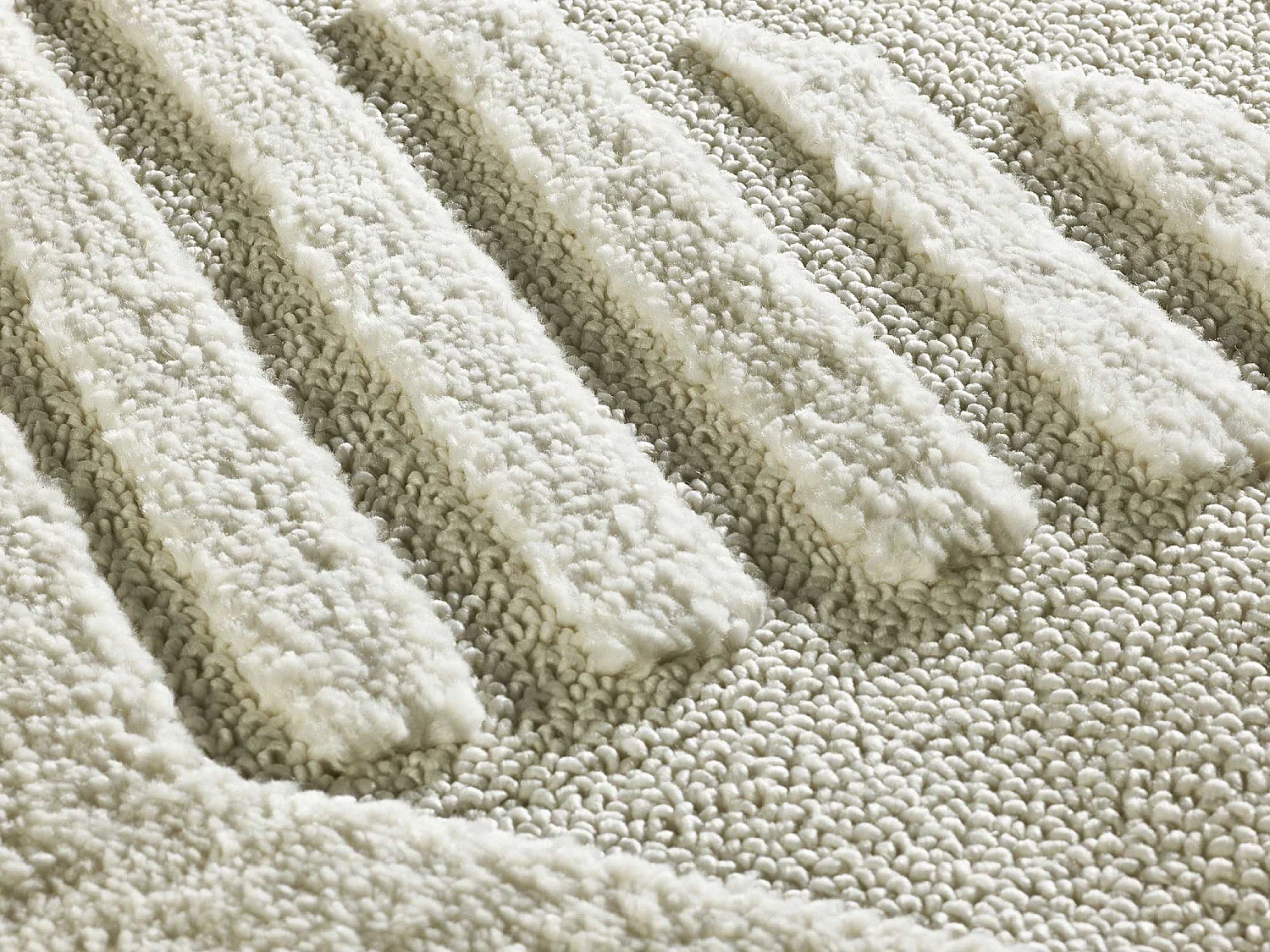 Alfombra interior  - geométrico - crema - 80 x 150 cm - NUMA