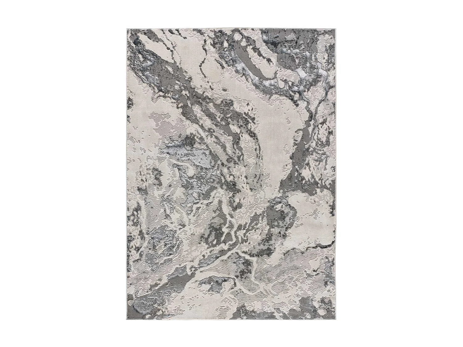 Tappeto interno - astratto - grigio - 160 x 230 cm - AGATA