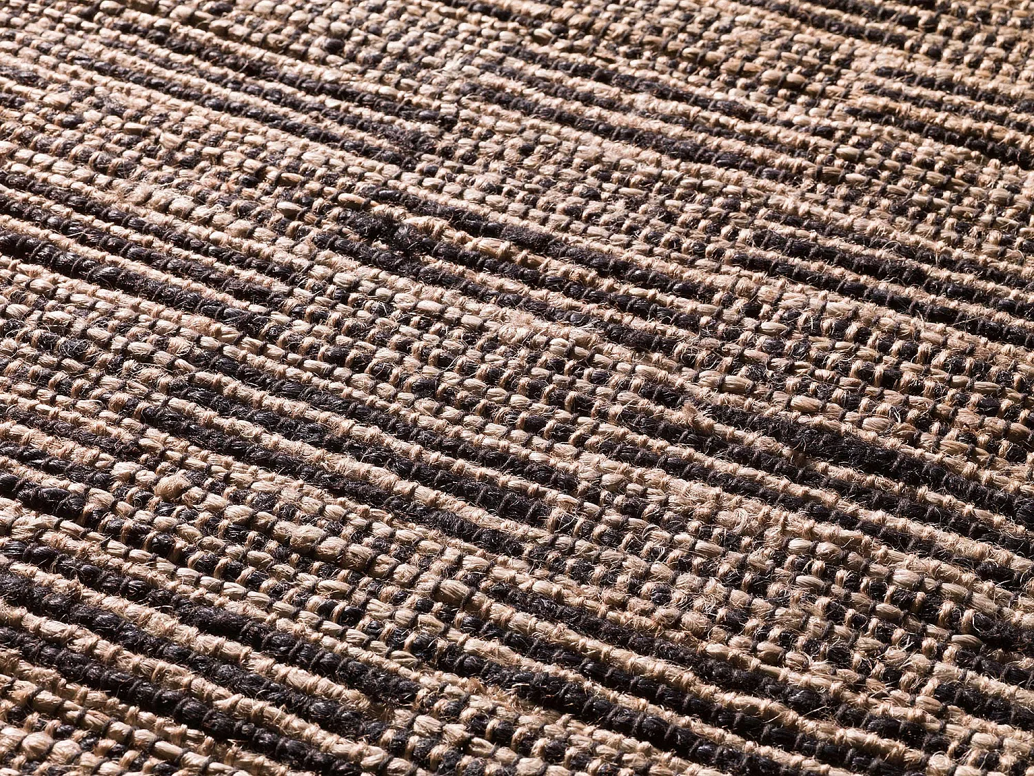 Kurzflorteppiche - natürlich - braun - 120x170 cm - POONA