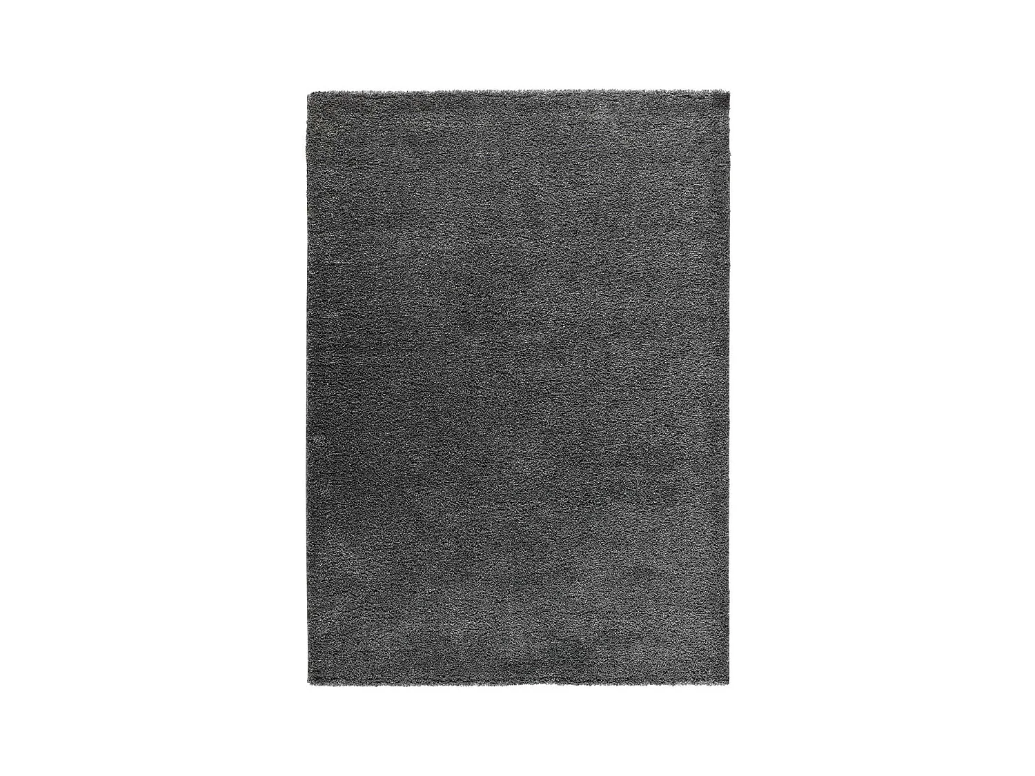 Hochflorteppich - einfarbig shaggy - anthrazit - 60x120 cm - ATLAS