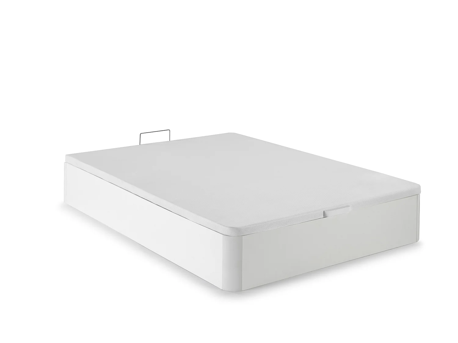 Ensemble 140 x 190 cm sommier coffre blanc + matelas hybride ressorts ensachés 7 zones et gel à mémoire de forme rafraichissant ép.30cm - NAZILI de YSMÉE