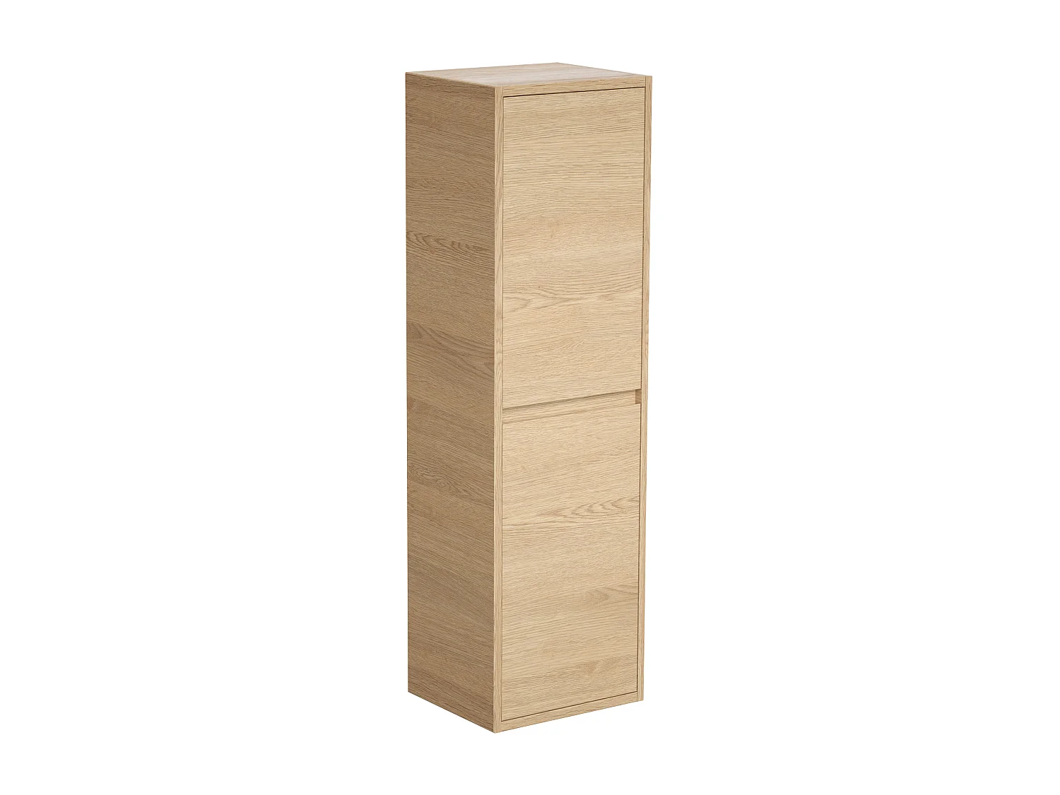 Hangmeubel voor badkamer met dubbele wastafel om erop te plaatsen van steen, spiegel en kast - 150 cm - MILIPAM