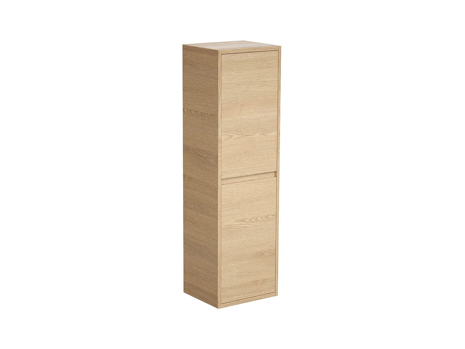 Meuble de salle de bain suspendu avec vasque à encastrer, miroir et colonne - 150 cm - MILIPAM