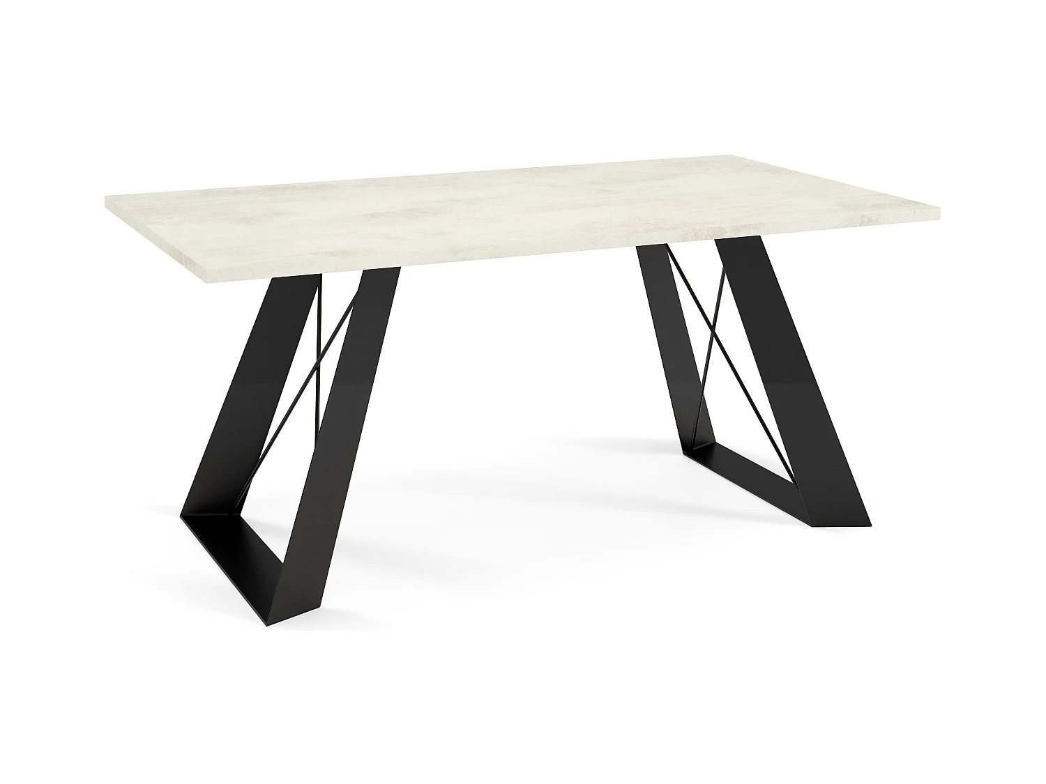 Table Basse SATIS CT60 60x120x50 Blanc