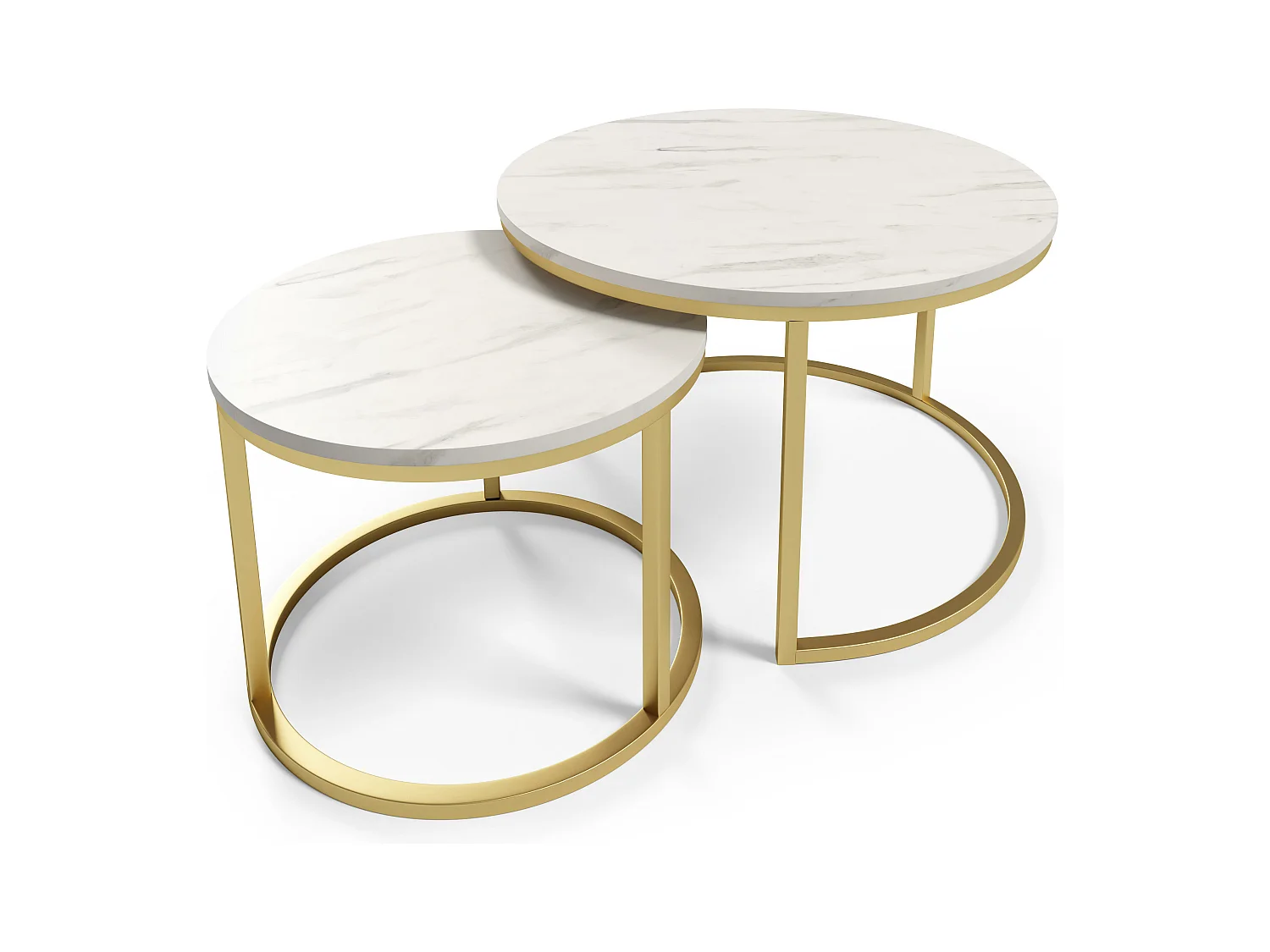 Table Basse RABEN CT58 58x58x47 Blanc