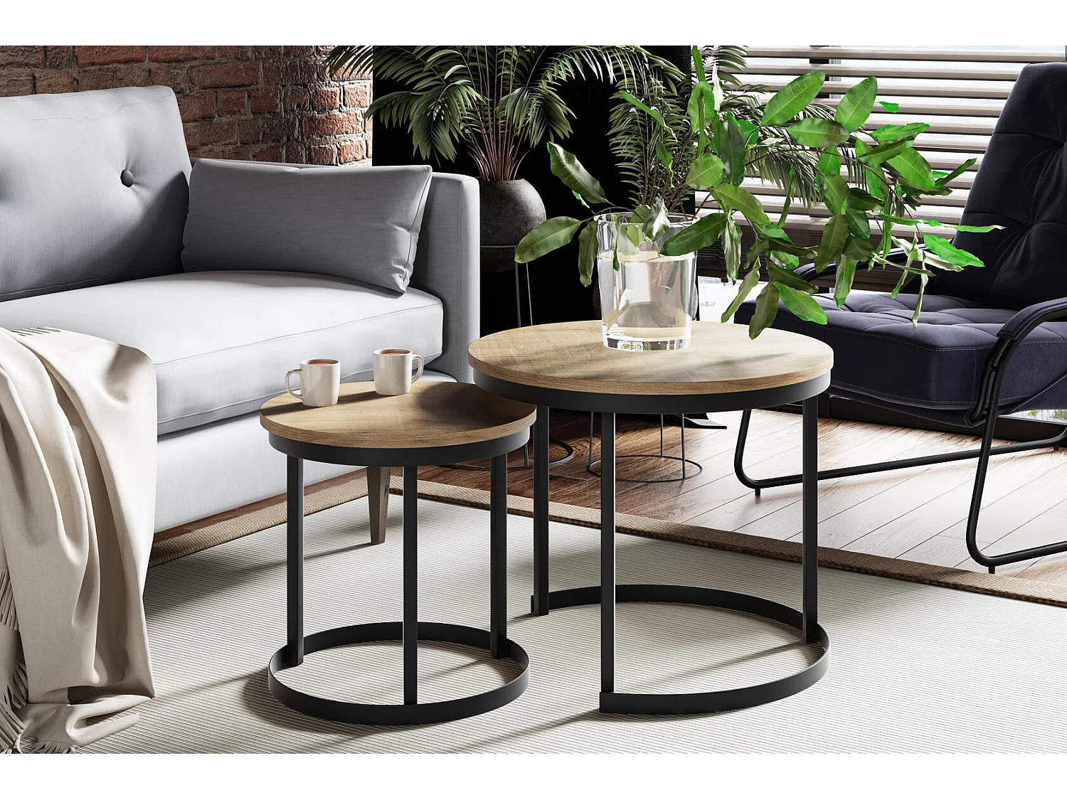 Table Basse RABEN CT58 58x58x47 Beige