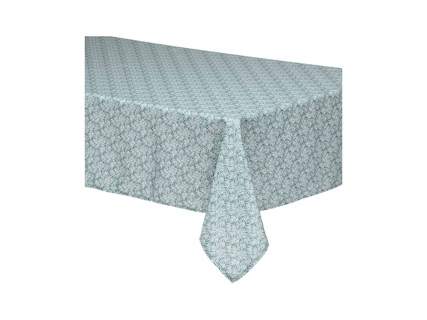 Nappe Antitache Imprimée "Thais" 150x300cm Vert