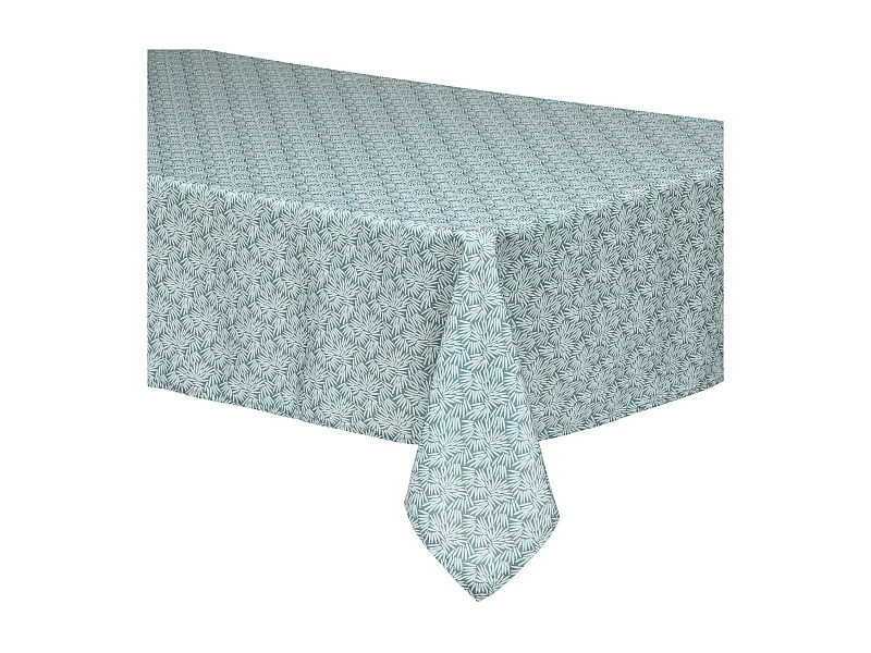 Nappe Antitache Imprimée "Thais" 150x300cm Vert