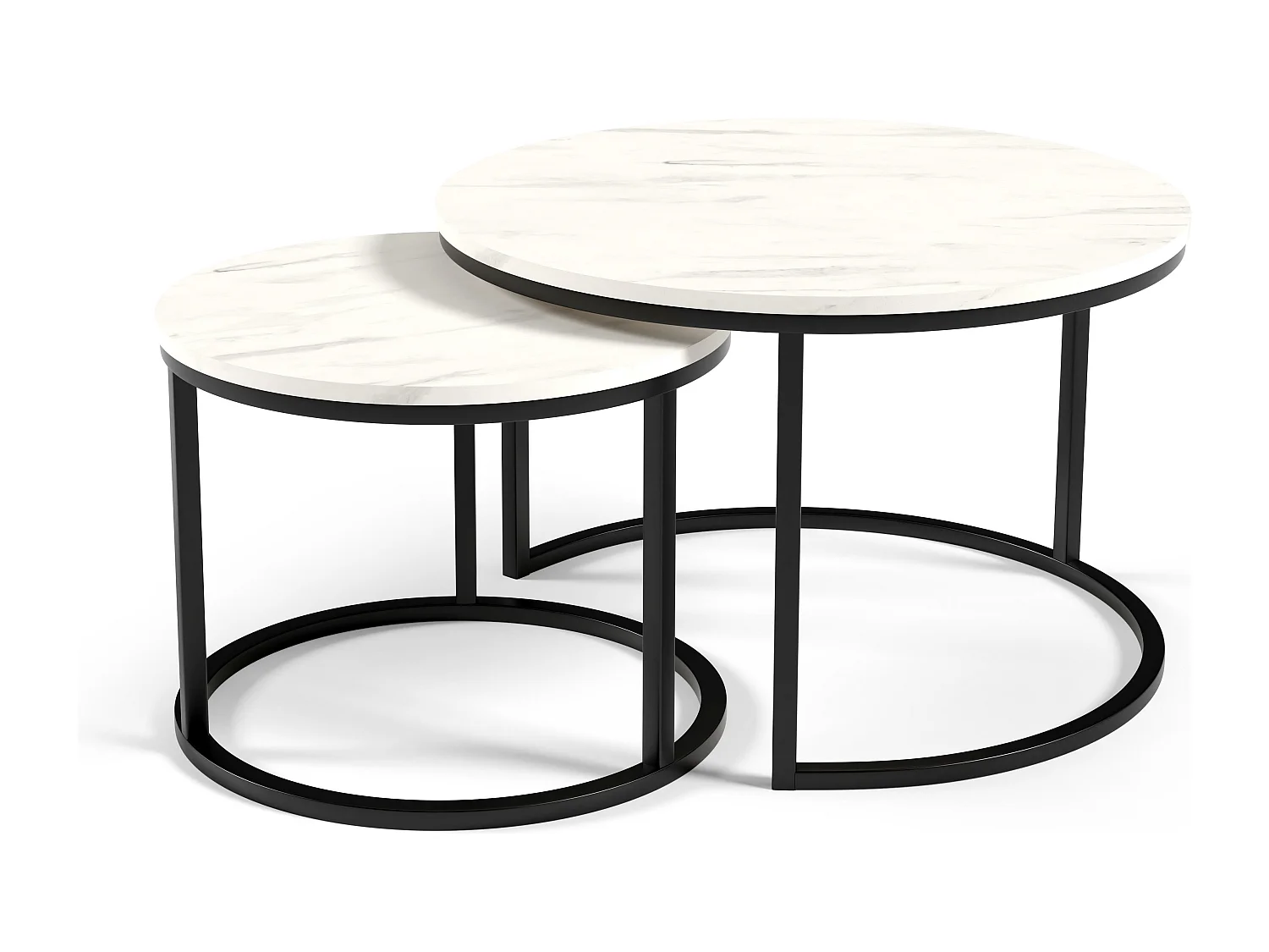 Tavolino RABEN CT75 75x75x47 Bianco