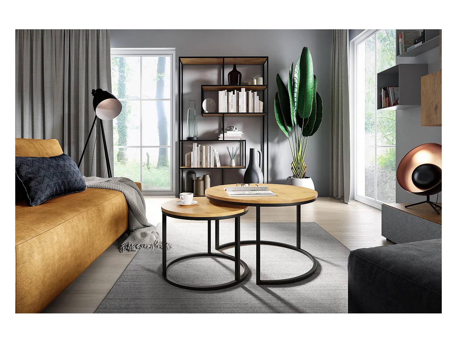 Table Basse RABEN CT75 75x75x47 Orange