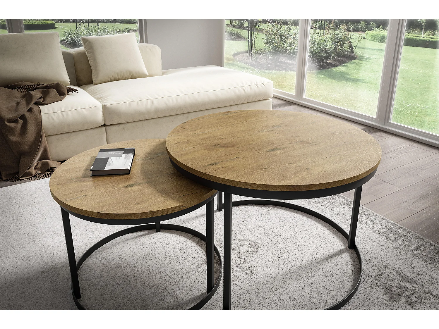 Couchtisch RABEN CT75 75x75x47 Orange