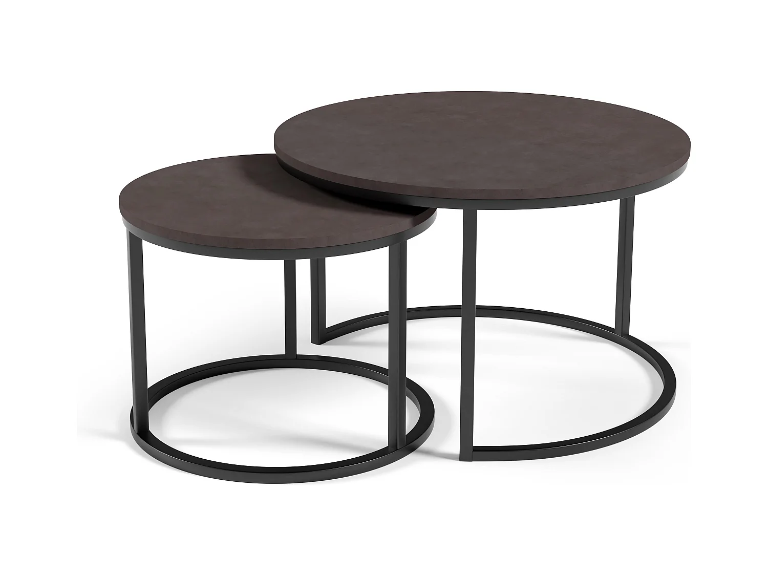 Table Basse RABEN CT75 75x75x47 Grisfoncé