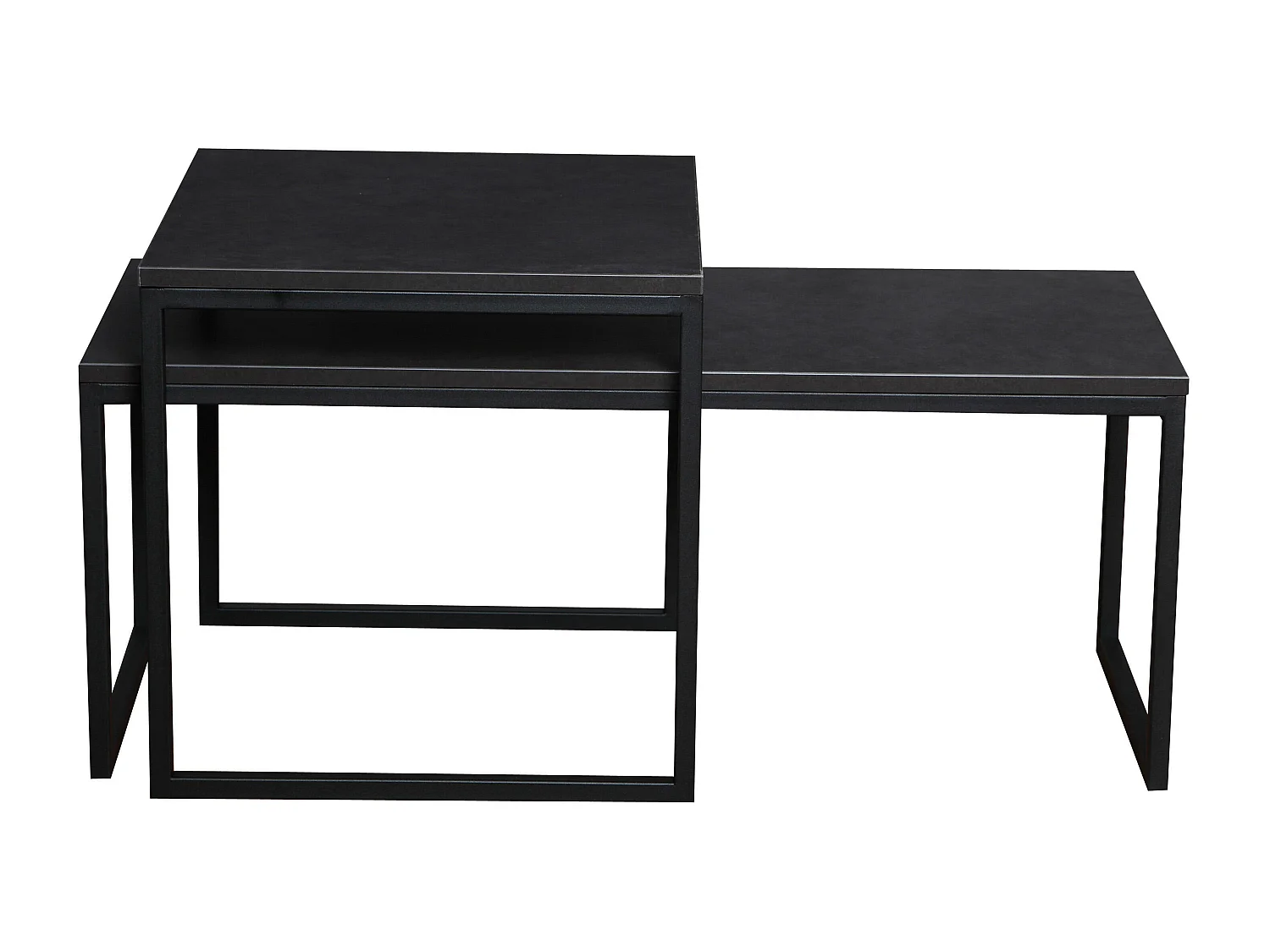 Salontafel TONY CT50 50x50x50 Zwart