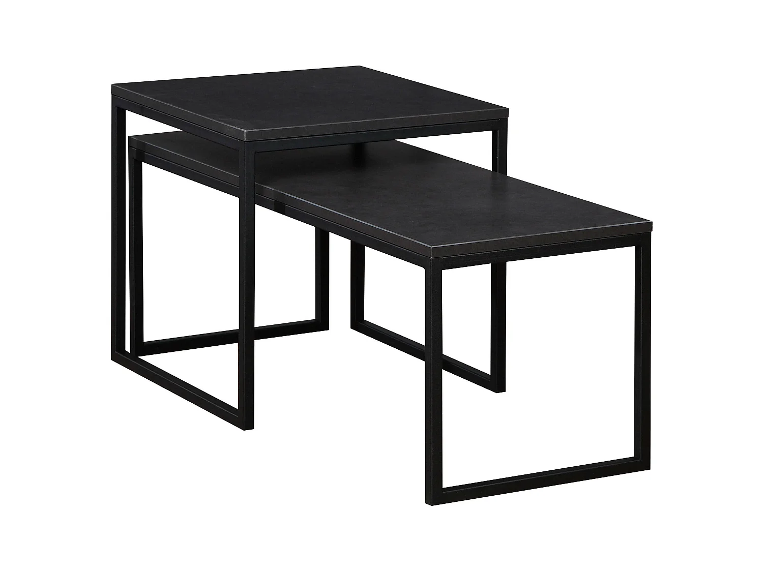 Table Basse TONY CT50 50x50x50 Noir