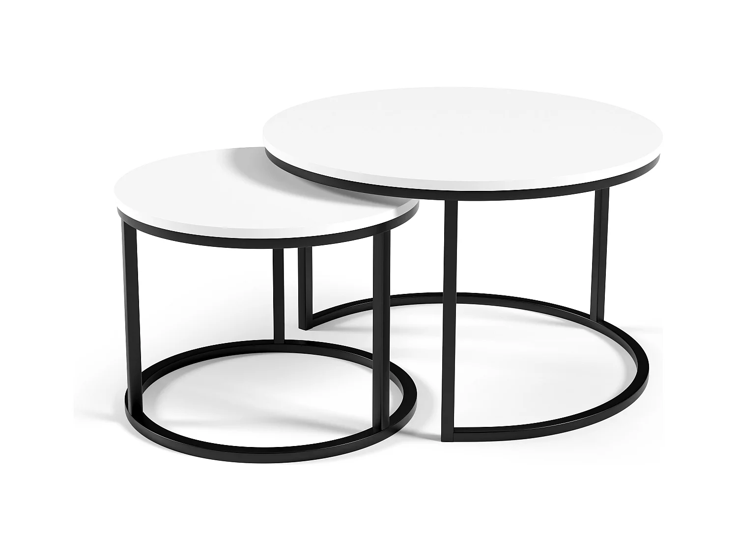 Salontafel RABEN CT75 75x75x47 Wit