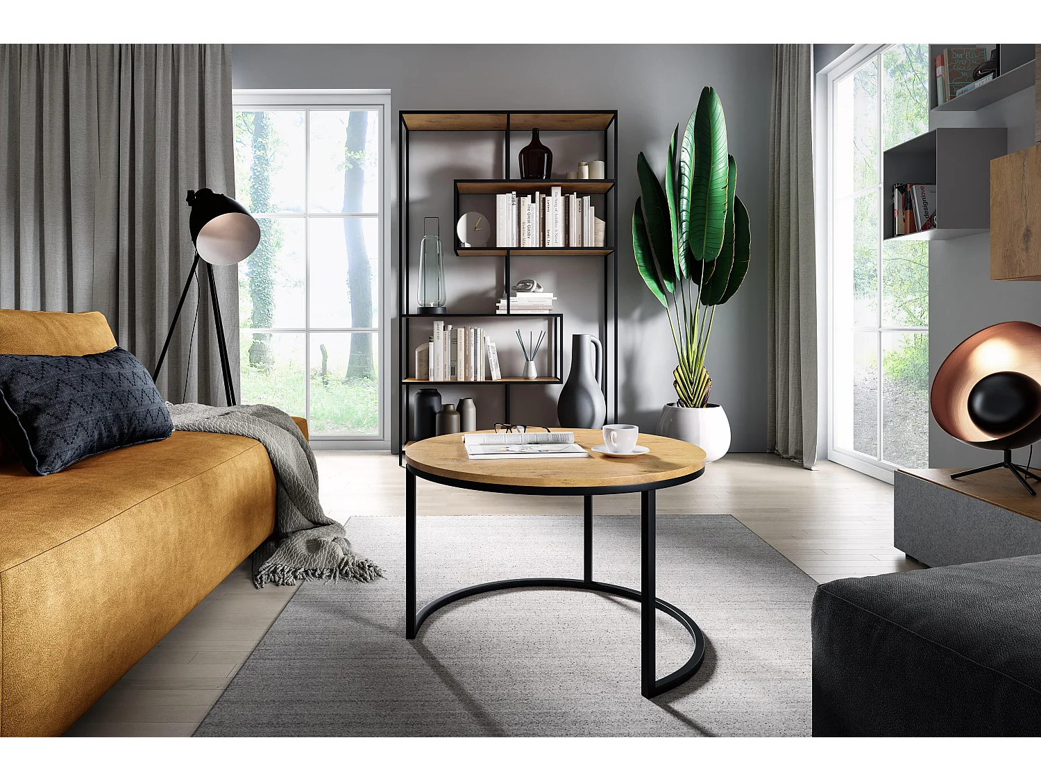 Salontafel RABEN CT75 75x75x47 Beige