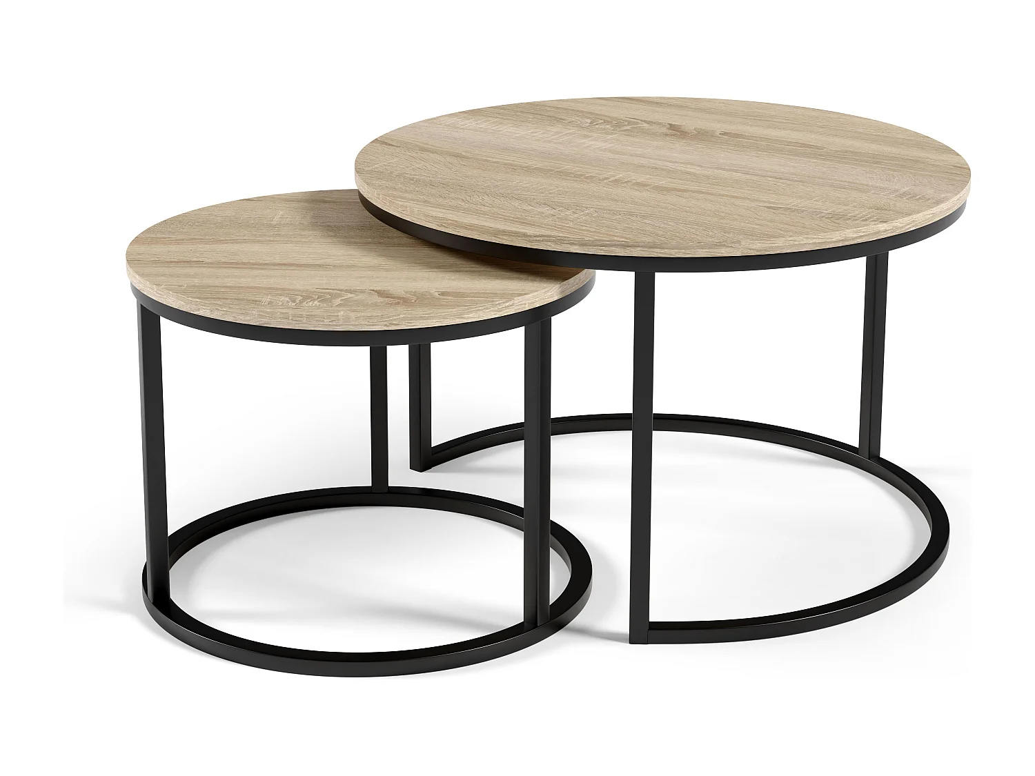 Mesa Centro RABEN CT75 75x75x47 Bege