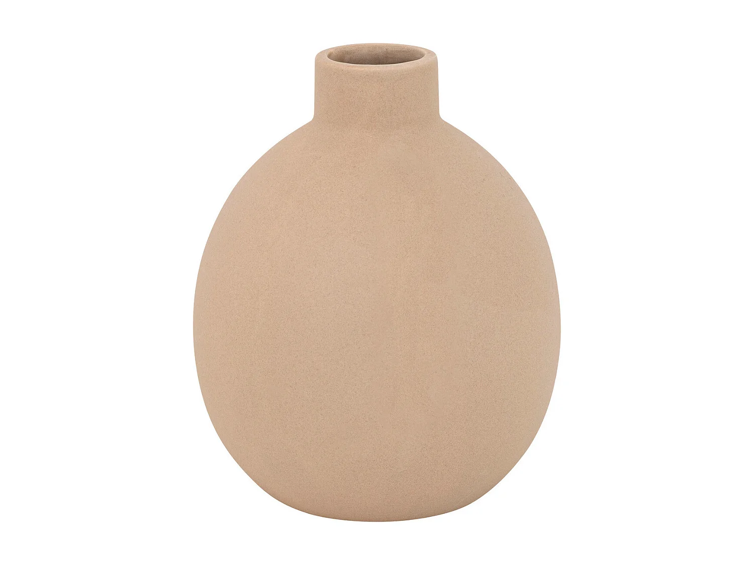 Vase en céramique mat Rose antique H 18 cm