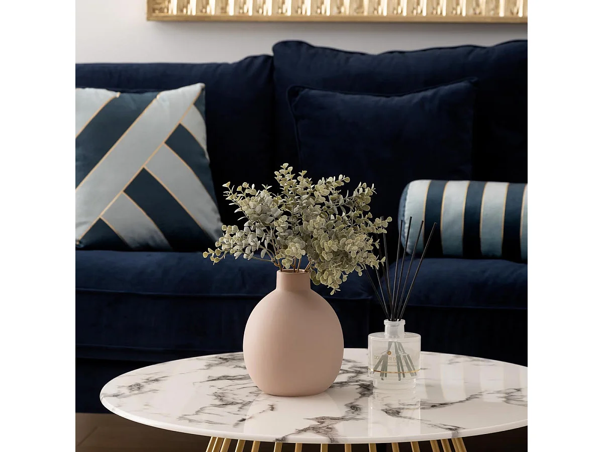 Vase en céramique mat Rose antique H 18 cm