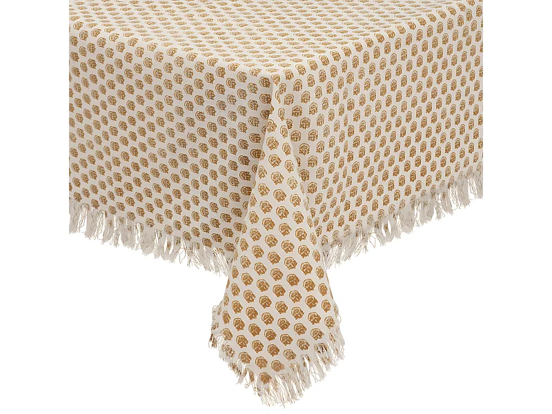 Rechteckige Tischdecke im "Indie"-Stil.