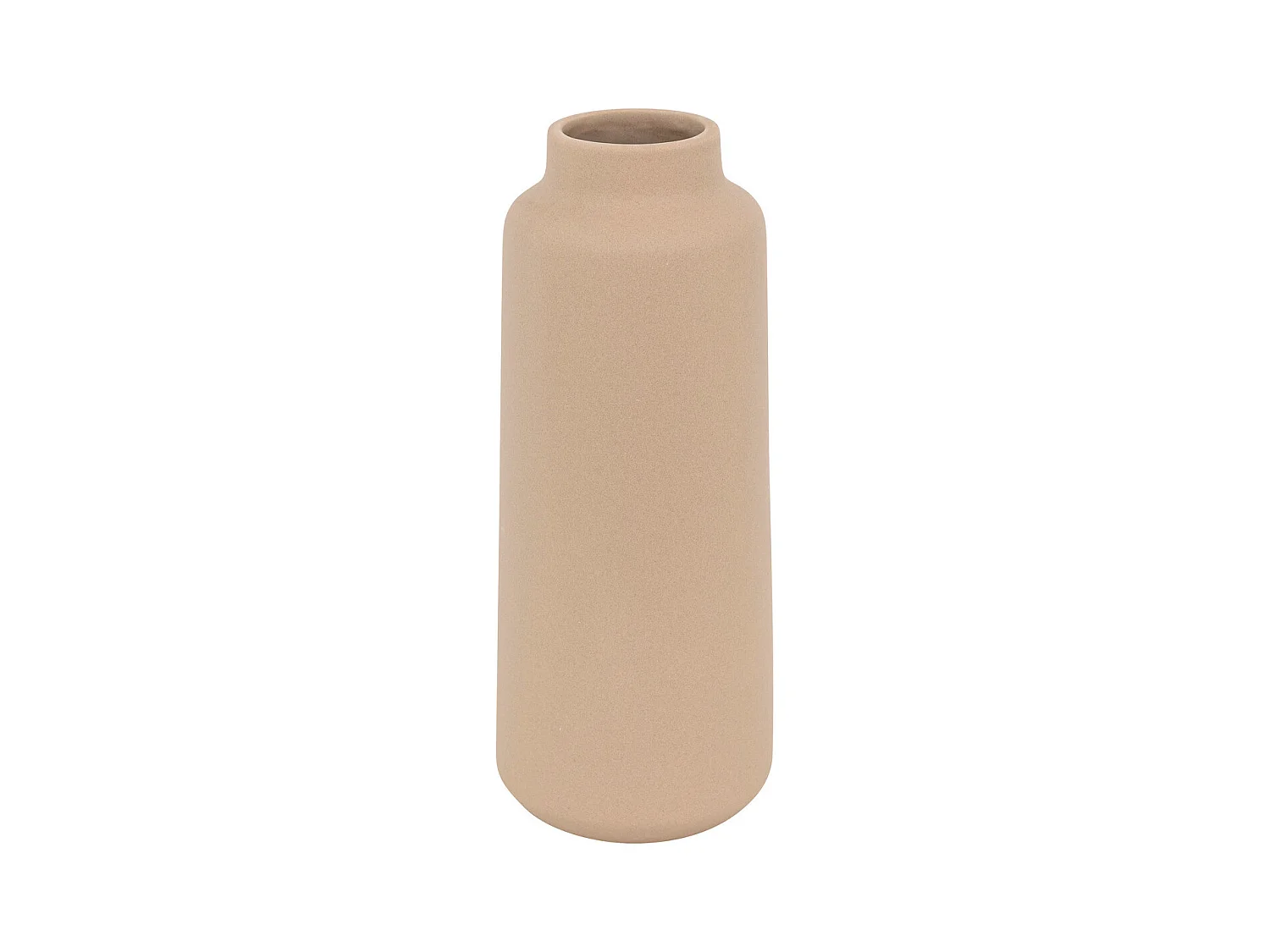 Vase haut en céramique mat Rose antique H 30 cm