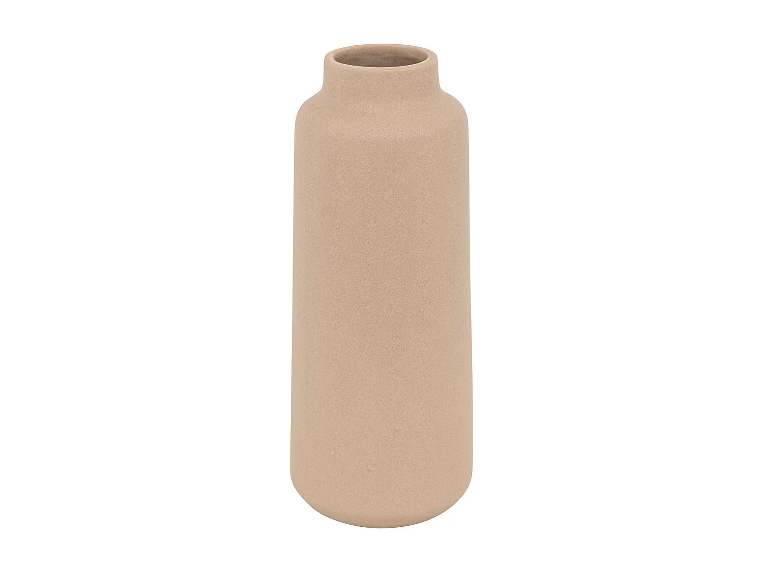 Vase haut en céramique mat Rose antique H 30 cm